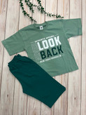 ست تیشرت و شلوارک LOOK نخ پنبه پسرانه مناسب 7 تا 12 سال