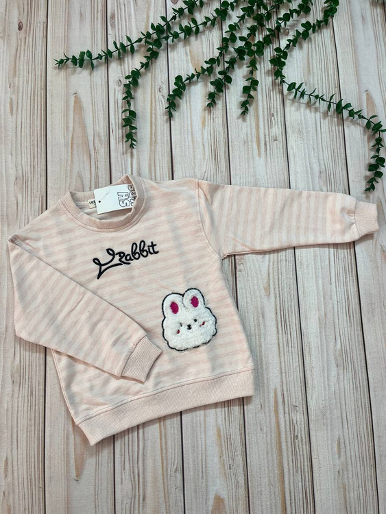 بلوز راه راه مدل خرگوش مناسب سنین 2 تا 6 سال