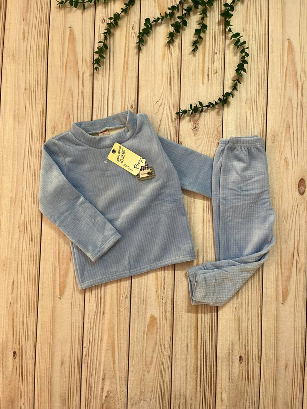 ست بلوز و شلوار مخمل داخل کرک وارداتی مناسب سنین 2 تا 7 سال