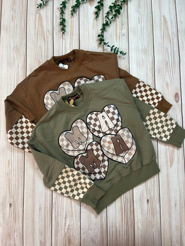 بلوز کراپ دورس مدل 2قلب مناسب سنین 7 تا 14 سال