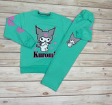 ست بلوز و شلوار کرومی دخترانه مناسب سنین 8 تا 12 سال