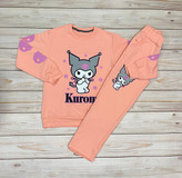 ست بلوز و شلوار کرومی دخترانه مناسب سنین 8 تا 12 سال