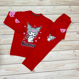 ست بلوز و شلوار کرومی دخترانه مناسب سنین 8 تا 12 سال