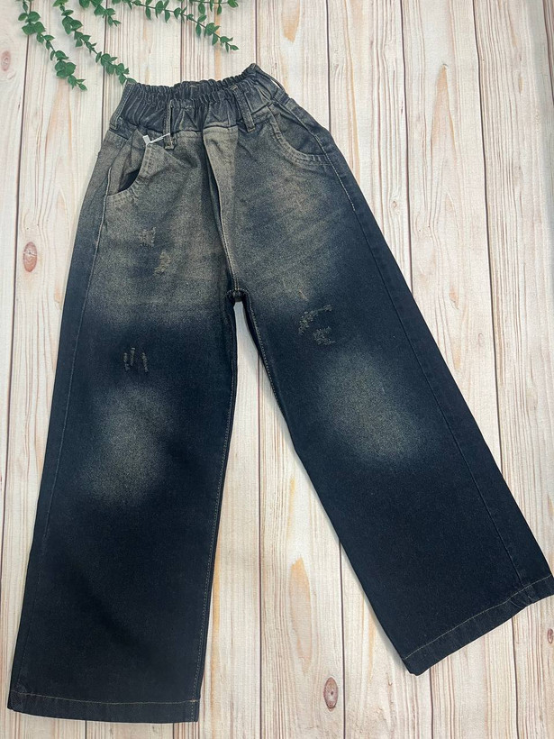 شلوار جین شافل بگ مناسب سنین 9 تا 16 ساال